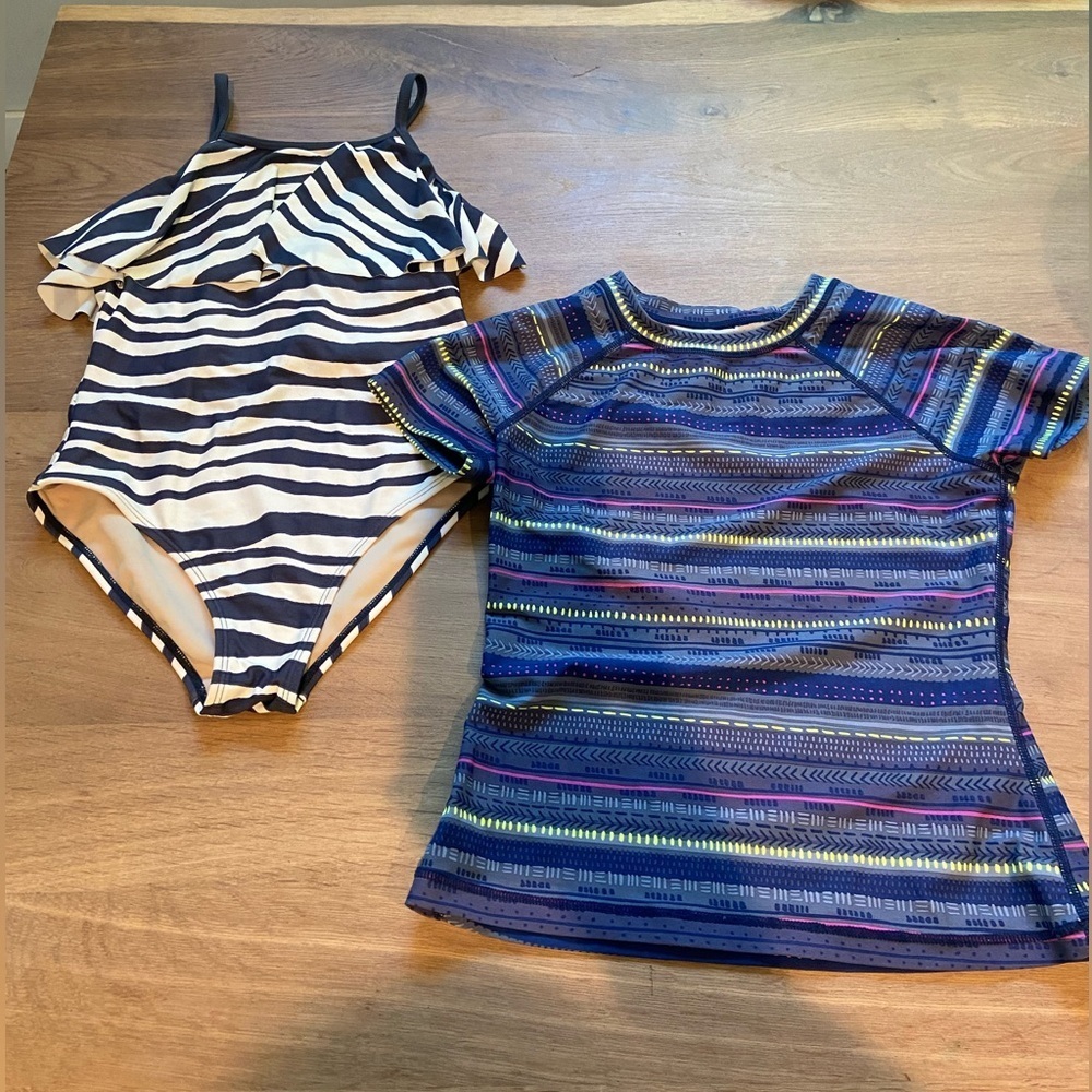 Tea Collection Swimsuit and Rashguard 🩱